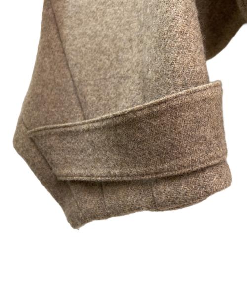 ENFOLD（エンフォルド）ENFOLD (エンフォルド) メルトンリバークロップドジャケット ベージュ サイズ:38の古着・服飾アイテム