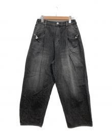 journal standard luxe（ジャーナルスタンダード ラックス）の古着「10OZデニムコラパンツ」｜ブラック