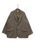 journal standard luxe（ジャーナルスタンダード ラックス）の古着「ツイードチェックジャケット」｜ブラウン