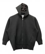 CLANEクラネ）の古着「CONSTRUCTIVE BONDING HOODIE」｜ブラック