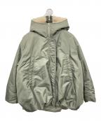 CLANEクラネ）の古着「BALLOON DESIGN HOODED N3B」｜カーキ