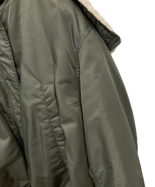 CLANE（クラネ）CLANE (クラネ) BALLOON DESIGN HOODED N3B カーキ サイズ:2の古着・服飾アイテム