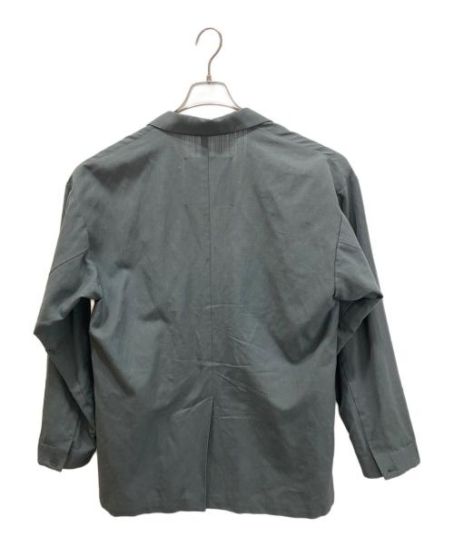ATON（エイトン）ATON (エイトン) WOOL LINEN OVERSIZED JACKET/ウールリネンオーバーサイズジャケット グレー サイズ:04の古着・服飾アイテム