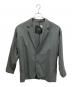 ATON（エイトン）の古着「WOOL LINEN OVERSIZED JACKET/ウールリネンオーバーサイズジャケット」｜グレー