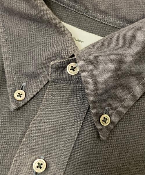 Graphpaper（グラフペーパー）Graphpaper (グラフペーパー) Oxford Oversized B.D Shirt チャコールグレー サイズ:Fの古着・服飾アイテム