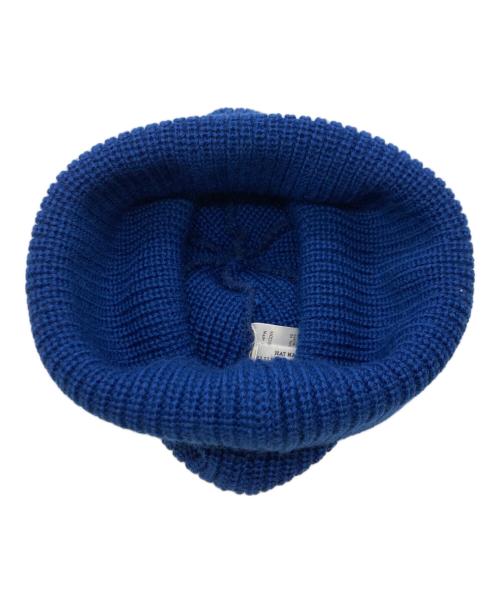 kijima takayuki（キジマタカユキ）kijima takayuki (キジマタカユキ) KNIT DECK CAP ブルーの古着・服飾アイテム