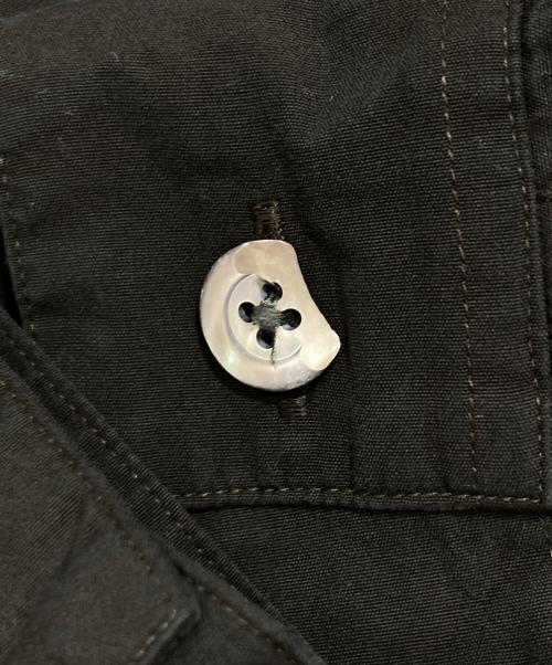 MARGARET HOWELL（マーガレットハウエル）MARGARET HOWELL (マーガレットハウエル) SOFT COTTON POPLIN/開襟シャツワンピース ブラック サイズ:1の古着・服飾アイテム