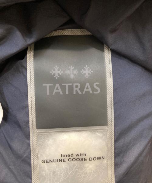 TATRAS（タトラス）TATRAS (タトラス) Demi-Luxe BEAMS (デミルクス ビームス) 別注 ACACIA アカッチャ ノーカラーダウンジャケット ネイビー サイズ:2の古着・服飾アイテム