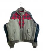Maison Margiela×PENDLETONメゾンマルジェラ×ペンドルトン）の古着「23AW Pendleton Yoke Bomber Jacket」｜グリーン