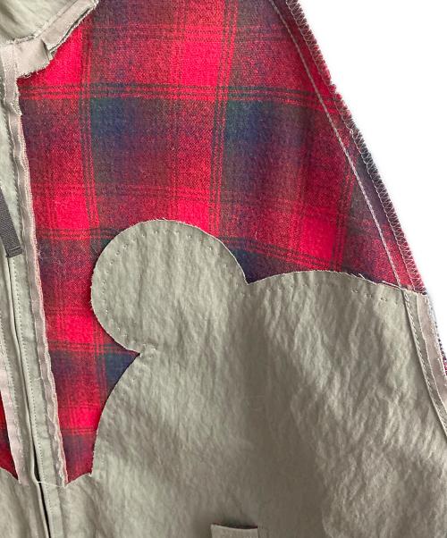 Maison Margiela（メゾンマルジェラ）Maison Margiela (メゾンマルジェラ) PENDLETON (ペンドルトン) 23AW Pendleton Yoke Bomber Jacket グリーン サイズ:48の古着・服飾アイテム