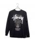 stussy（ステューシー）の古着「プリントカットソー」｜ブラック
