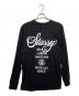 stussy (ステューシー) DOVER STREET MARKET (ドーバー ストリート マーケット) プリントカットソー ブラック サイズ:Ｍ 未使用品：9000円