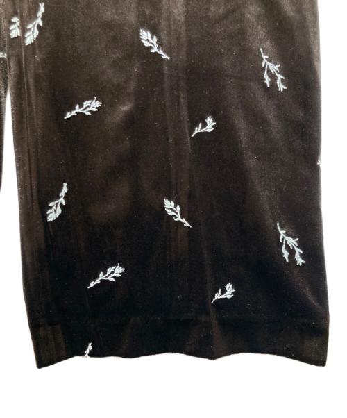 MANOF（マノフ）MANOF (マノフ) VELOUR EMBROIDERY ALL IN ONE/ベロア　オールインワン ブラウン サイズ:Mの古着・服飾アイテム