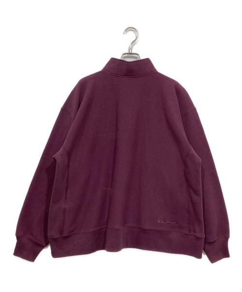 Champion（チャンピオン）Champion (チャンピオン) ハーフジップスウェット ボルドー サイズ:Mの古着・服飾アイテム