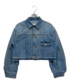 MACPHEEマカフィー）の古着「コットンデニム ショートジャケット」｜インディゴ