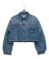 MACPHEE（マカフィー）の古着「コットンデニム ショートジャケット」｜インディゴ