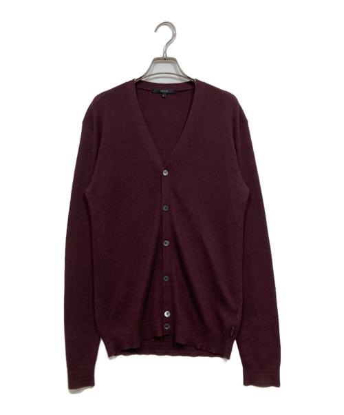 GUCCI（グッチ）GUCCI (グッチ) カシミヤカーディガン パープル サイズ:Lの古着・服飾アイテム