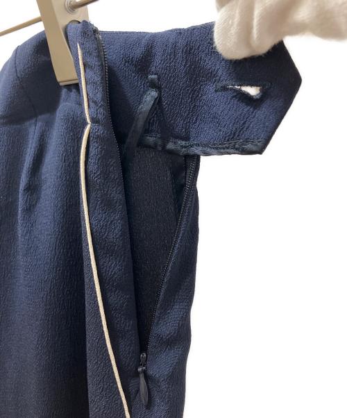 HERMES（エルメス）HERMES (エルメス) ワイドパンツ ネイビー サイズ:40の古着・服飾アイテム