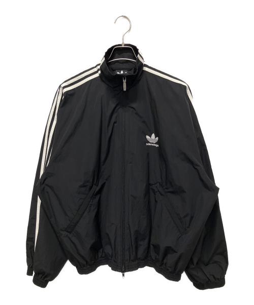 BALENCIAGA（バレンシアガ）BALENCIAGA (バレンシアガ) adidas (アディダス) オーバーサイズコットンテリージャージージャケット ブラック サイズ:Lの古着・服飾アイテム