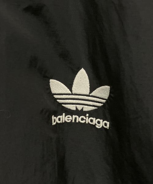 BALENCIAGA（バレンシアガ）BALENCIAGA (バレンシアガ) adidas (アディダス) オーバーサイズコットンテリージャージージャケット ブラック サイズ:Lの古着・服飾アイテム