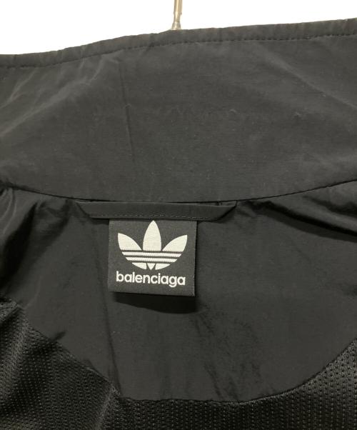 BALENCIAGA（バレンシアガ）BALENCIAGA (バレンシアガ) adidas (アディダス) オーバーサイズコットンテリージャージージャケット ブラック サイズ:Lの古着・服飾アイテム