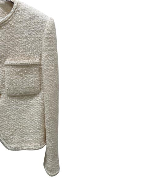 CELINE（セリーヌ）CELINE (セリーヌ) シャスールジャケット アイボリー サイズ:34の古着・服飾アイテム