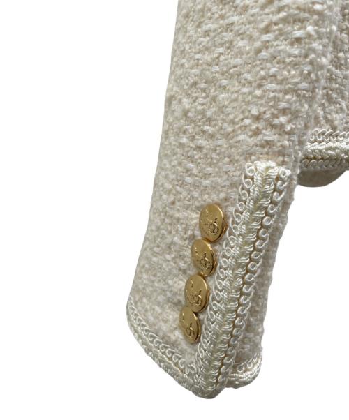 CELINE（セリーヌ）CELINE (セリーヌ) シャスールジャケット アイボリー サイズ:34の古着・服飾アイテム