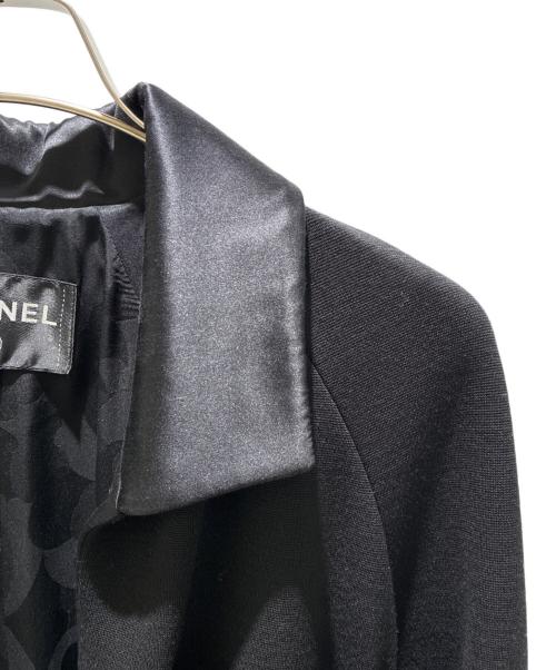 CHANEL（シャネル）CHANEL (シャネル) ガウンロングコート ブラック サイズ:34の古着・服飾アイテム