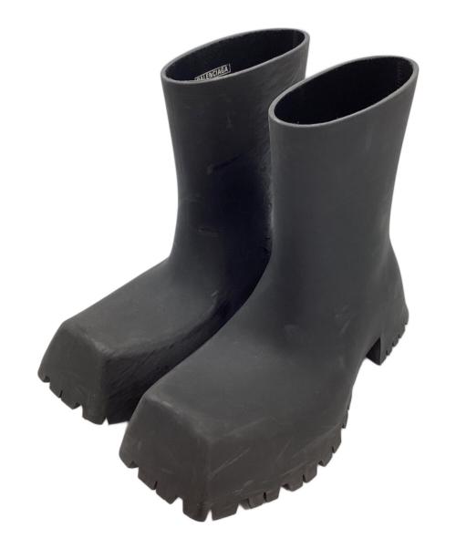 BALENCIAGA（バレンシアガ）BALENCIAGA (バレンシアガ) TROOPER RUBBER BOOT ブラック サイズ:EUR 36の古着・服飾アイテム