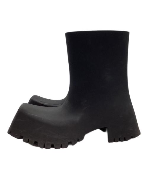BALENCIAGA（バレンシアガ）BALENCIAGA (バレンシアガ) TROOPER RUBBER BOOT ブラック サイズ:EUR 36の古着・服飾アイテム