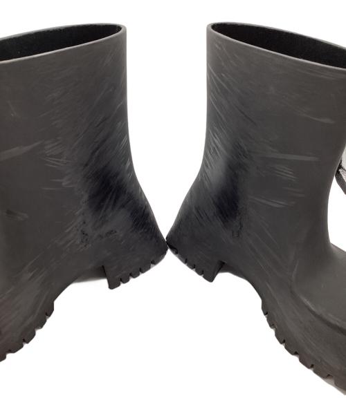 BALENCIAGA（バレンシアガ）BALENCIAGA (バレンシアガ) TROOPER RUBBER BOOT ブラック サイズ:EUR 36の古着・服飾アイテム