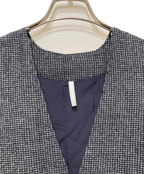 himukashi（ヒムカシ）himukashi (ヒムカシ) リネンキュプラ混ワンピース グレー サイズ:1の古着・服飾アイテム