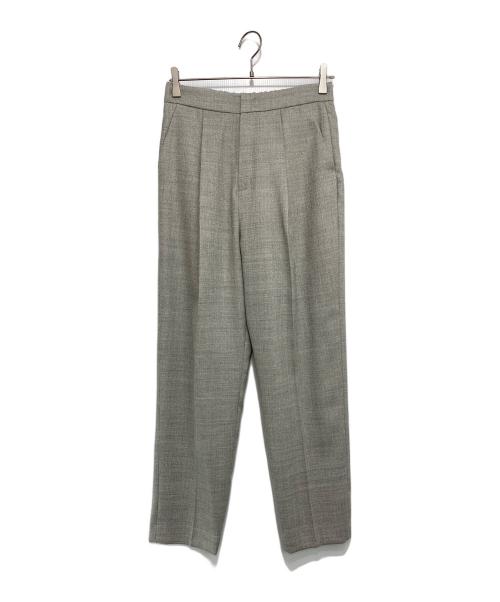 SOEJU（ソージュ）SOEJU (ソージュ) センタープレスパンツ ライトグレー サイズ:Mの古着・服飾アイテム