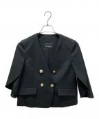 Diagram GRACE CONTINENTALダイアグラム グレースコンチネンタル）の古着「ラップスリーブジャケット」｜ブラック