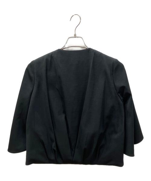 Diagram GRACE CONTINENTAL（ダイアグラム グレースコンチネンタル）Diagram GRACE CONTINENTAL (ダイアグラム グレースコンチネンタル) ラップスリーブジャケット ブラック サイズ:36の古着・服飾アイテム