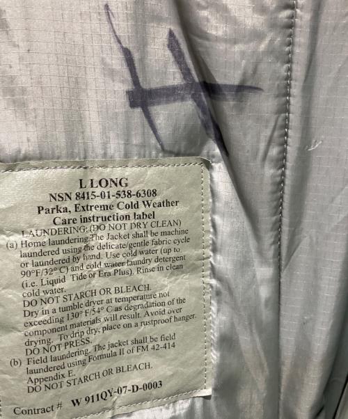 GEN3 ECWCS LEVEL7（エクワックス）GEN3 ECWCS LEVEL7 (エクワックス) US ARMY プリマロフトジャケット カーキ サイズ:Lの古着・服飾アイテム