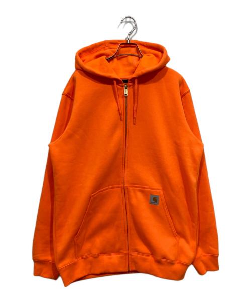 CarHartt（カーハート）CarHartt (カーハート) LOOSE FIT MIDWEIGHT FULL-ZIP SWEATSHIRT オレンジ サイズ:Mの古着・服飾アイテム