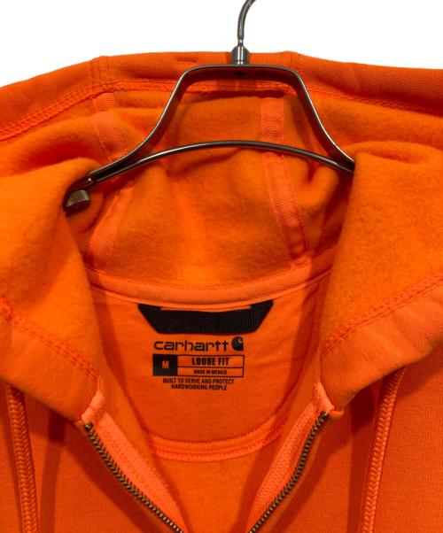 CarHartt（カーハート）CarHartt (カーハート) LOOSE FIT MIDWEIGHT FULL-ZIP SWEATSHIRT オレンジ サイズ:Mの古着・服飾アイテム