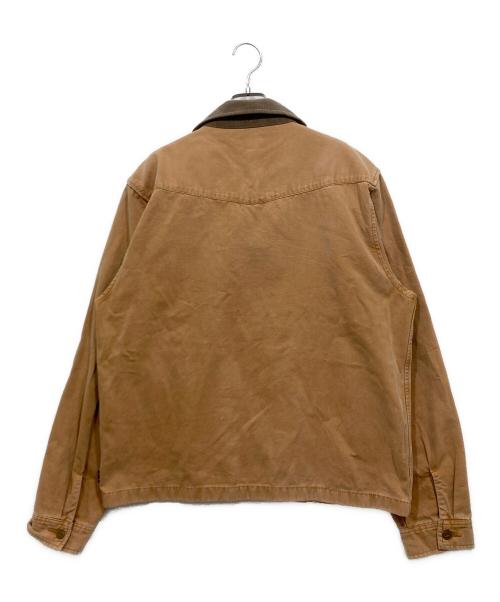 stussy（ステューシー）stussy (ステューシー) WASHED CANVAS WORK SHIRT ベージュ サイズ:Mの古着・服飾アイテム