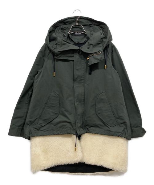 THE RERACS（ザ リラクス）THE RERACS (ザ リラクス) ライナー付モッズコート オリーブ サイズ:40の古着・服飾アイテム