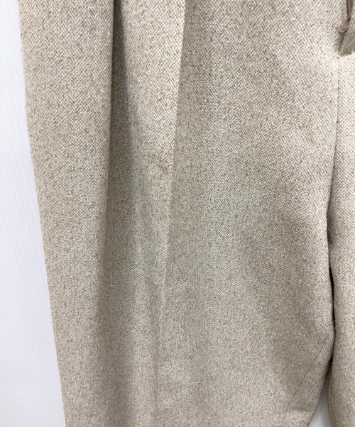 IENA（イエナ）IENA (イエナ) ツイードツータックパンツ ベージュ サイズ:38の古着・服飾アイテム