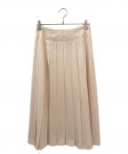 ebureエブール）の古着「プリーツスカート」｜アイボリー