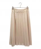 ebureエブール）の古着「プリーツスカート」｜アイボリー
