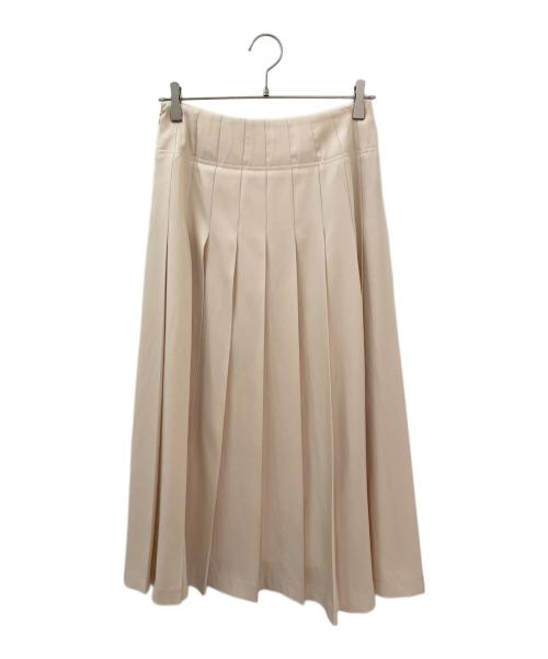 ebure（エブール）ebure (エブール) プリーツスカート アイボリー サイズ:36の古着・服飾アイテム