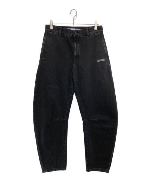 OFFWHITE（オフホワイト）OFFWHITE (オフホワイト) カーブデニムパンツ ブラック サイズ:27の古着・服飾アイテム