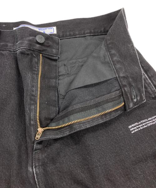 OFFWHITE（オフホワイト）OFFWHITE (オフホワイト) カーブデニムパンツ ブラック サイズ:27の古着・服飾アイテム