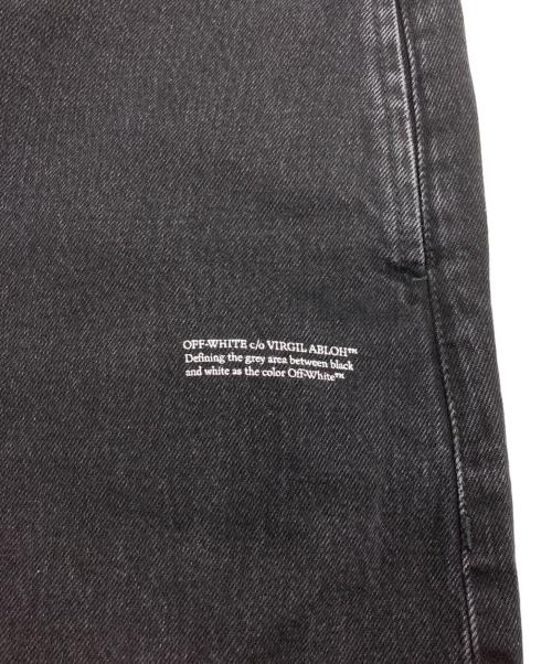 OFFWHITE（オフホワイト）OFFWHITE (オフホワイト) カーブデニムパンツ ブラック サイズ:27の古着・服飾アイテム