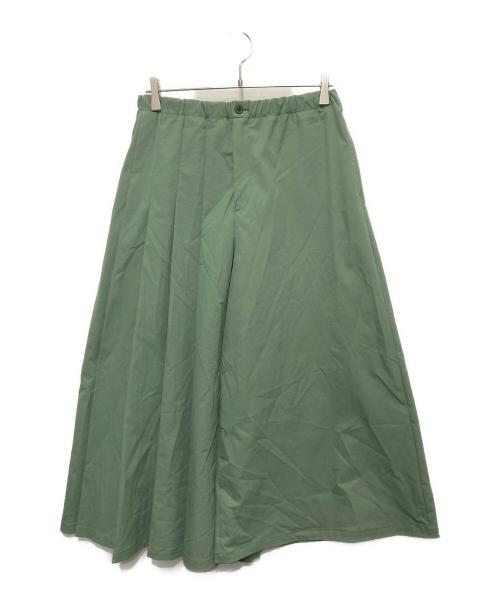 ZUCCA（ズッカ）ZUCCA (ズッカ) アシンメトリーデザインパンツ グリーン サイズ:Mの古着・服飾アイテム