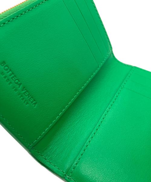 BOTTEGA VENETA（ボッテガベネタ）BOTTEGA VENETA (ボッテガベネタ) コンパクトウォレット グリーンの古着・服飾アイテム