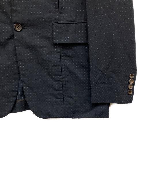 COMME des GARCONS HOMME DEUX（コムデギャルソン オム ドゥ）COMME des GARCONS HOMME DEUX (コムデギャルソン オム ドゥ) ドット柄テーラードジャケット ネイビー サイズ:ｌの古着・服飾アイテム